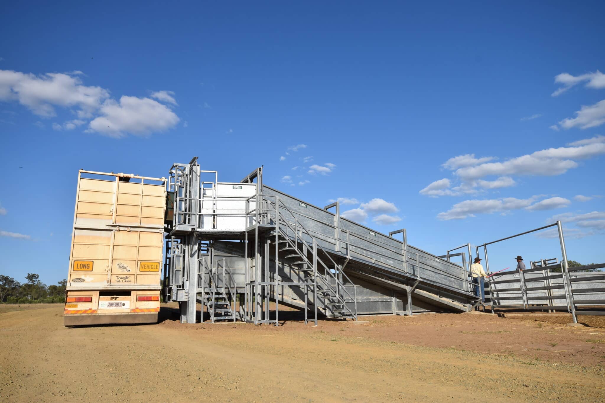 ProWay Under and Over Cattle Loading Chute Ramp